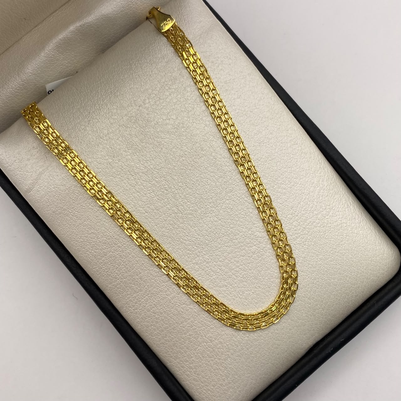 Pulso It China Oro amarillo 18k +1 / 2,8 Gr / 4,2 mm / 1,7 Cm