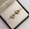 Candonga lisa Tres oros 18k 1,43 Gr / 1,3 Cm