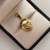 Dije San Miguel Arcangel  Oro amarillo 18k 1,25 Gr / 1,3 mm / 3,5 Cm