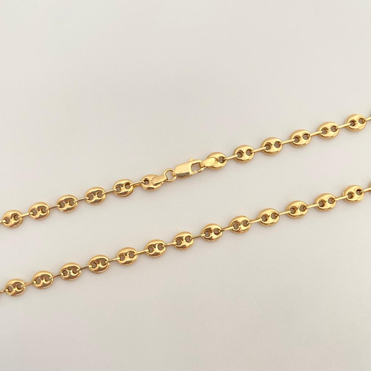 Cadena gc Oro amarillo 18k 7,80 Gr / 4,2 mm / 60 Cm Broche 0,60