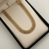 Pulso It Chino Triple Carril Tres oros 18k +2 / 8,80 Gr / 7,2 mm / 20,5 Cm