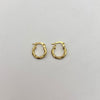 Candonga de niña entorchada Oro amarillo 0,85 Gr / 1,3 Cm