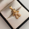 Dije Oso Articulado Corbata Oro amarillo 18k 4,45 Gr / 13,7 mm / 2,8 Cm