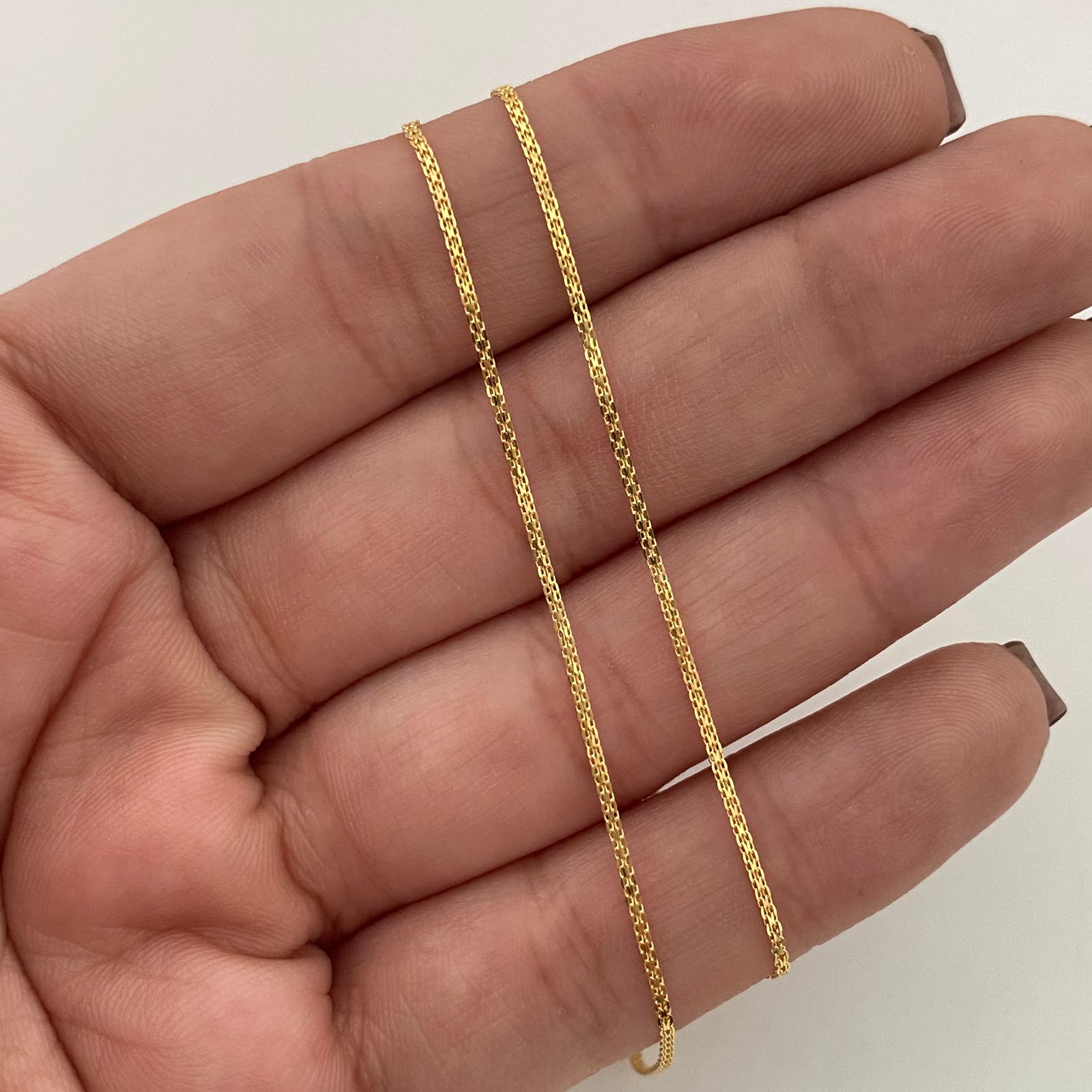 Cadena It Mini China Oro amarillo 18k +1 / 1,7 Gr / 1,1 mm / 50 Cm