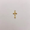 Herraje cruz cristo Oro amarillo 18k 0,45 Gr / 2,5 Cm