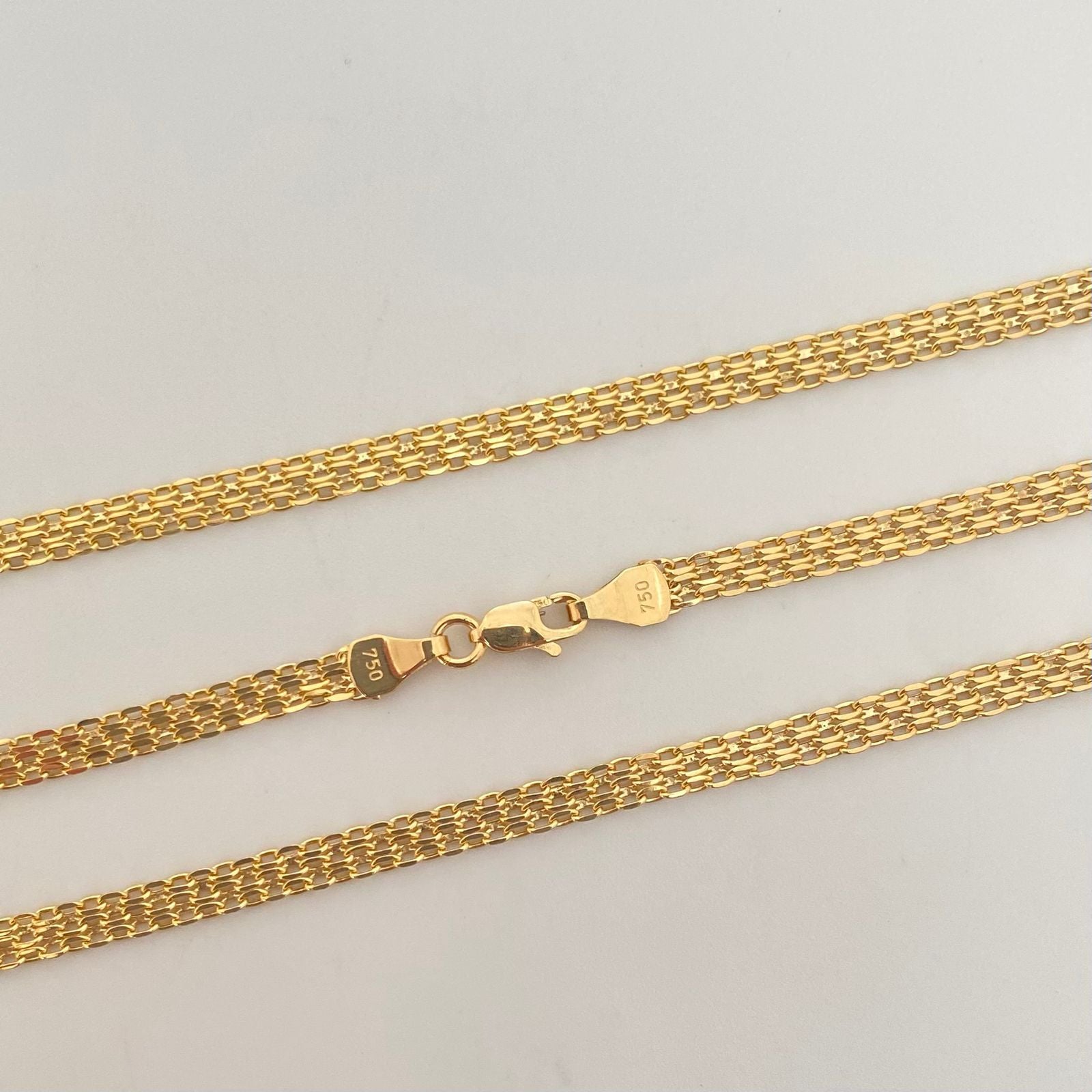 Cadena It china Oro amarillo 18k +1 / 5,70 Gr / 3,5 mm / 60 Cm