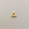 Dije Ojos de Santa Lucía Oro amarillo 18k 0,3 Gr / 10,8 mm / 1 Cm