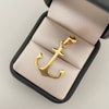 Dije ancla lisa Oro amarillo 18k 3,45 Gr / 4,0 Cm