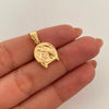 Dije Herradura de Caballo Oro amarillo 18k 0,95 Gr / 12,6 mm / 2,3 Cm