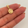 Dije Corona Rx Oro amarillo 18k 0,65 Gr / 10,2 mm / 2 Cm