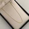 Cadena It Mini Militar Oro amarillo 18k 2,05 Gr / 1 mm / 50 Cm