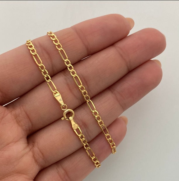 Cadena It 3x1 Oro amarillo 18k 3 Gr / 2,4 mm / 60 Cm