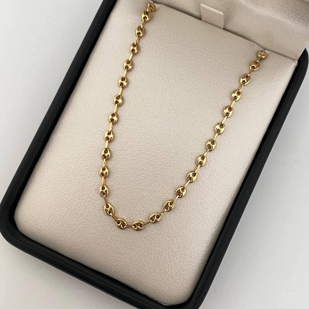 Cadena baby gc Oro amarillo 18k 4,45 Gr / 3,2 mm / 50 Cm Broche 0,40