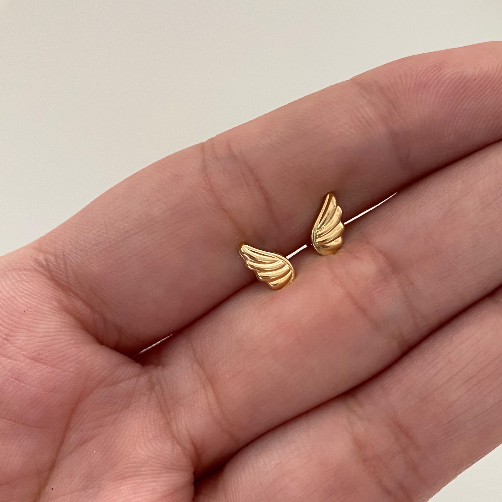 Topos ala lisa  Oro amarillo 18k 0,5 Gr / 7 mm