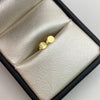 Topos Circulo plano diamantado Oro amarillo 18k 0,45 Gr / 4 mm