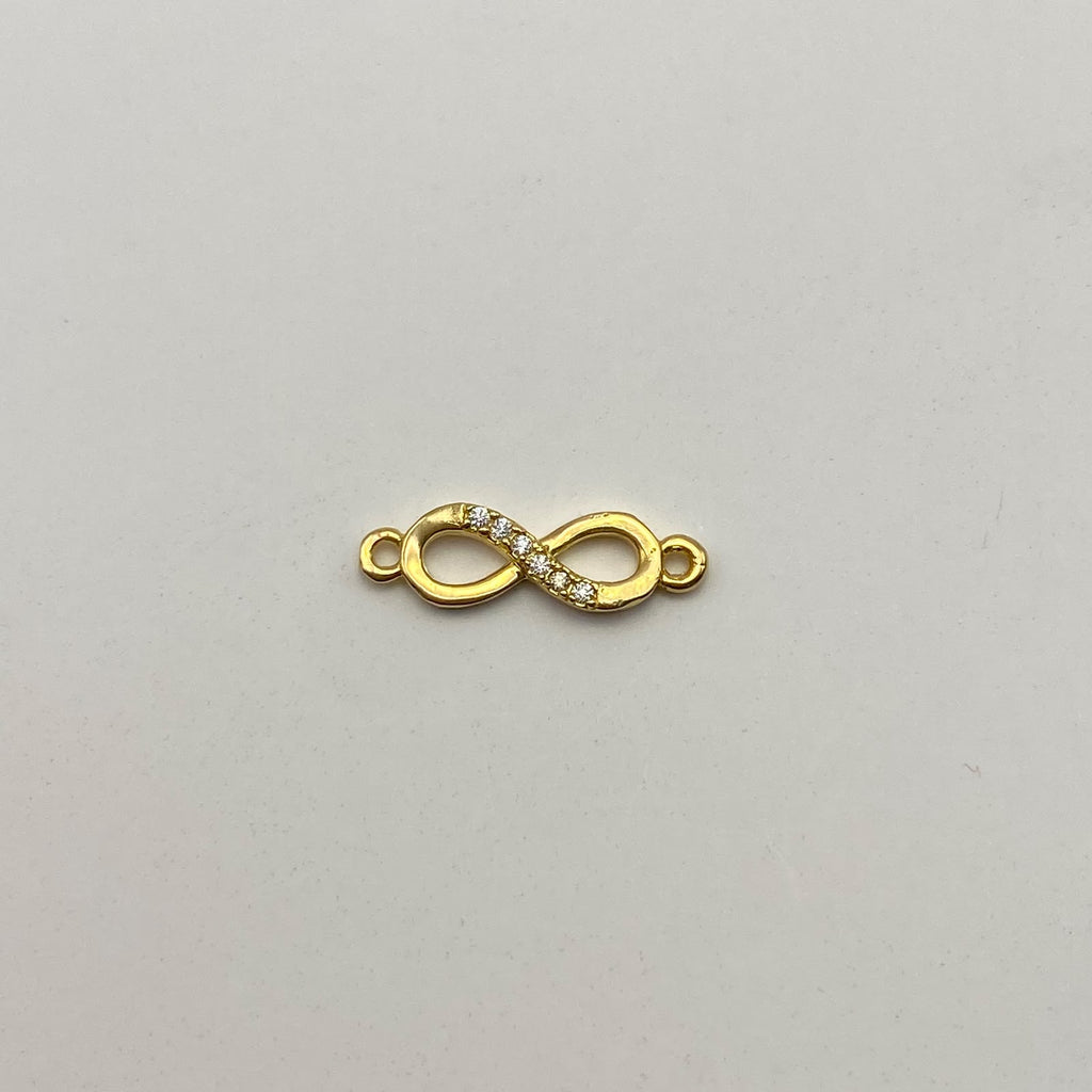 Herraje Infinito casting  Oro amarillo 18k 0,85 Gr / 1,8 Cm