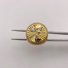 Anillo san miguel arcangel giratorio Oro amarillo y Oro blanco 18k / Talla 9 1/2 / 9,30 Gr / 5,64 mm