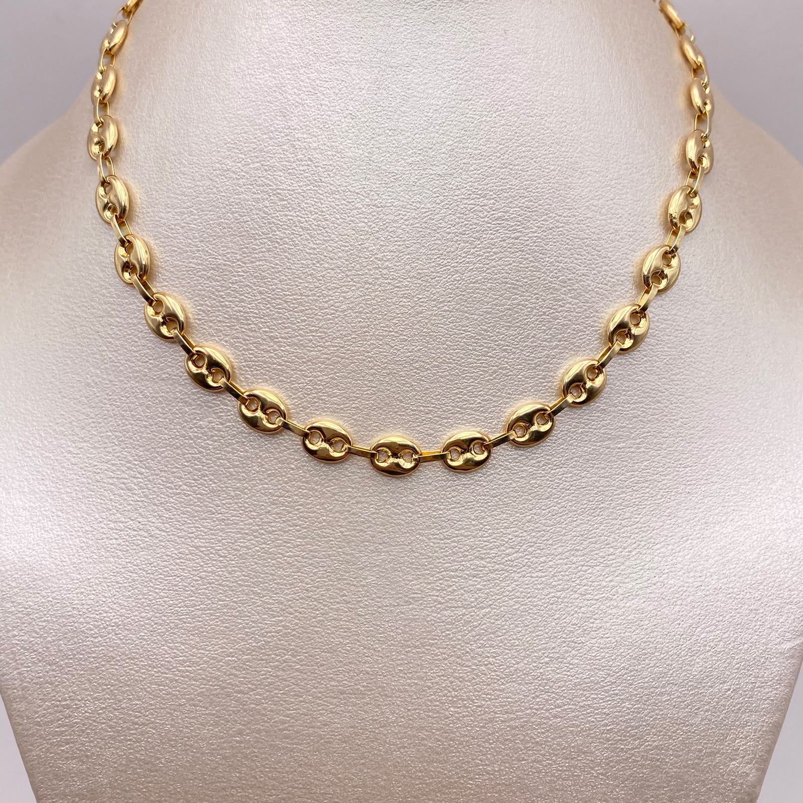 Cadena gc Oro amarillo 18k 13,65 Gr / 6,4 mm / 60 Cm Broche 0,60