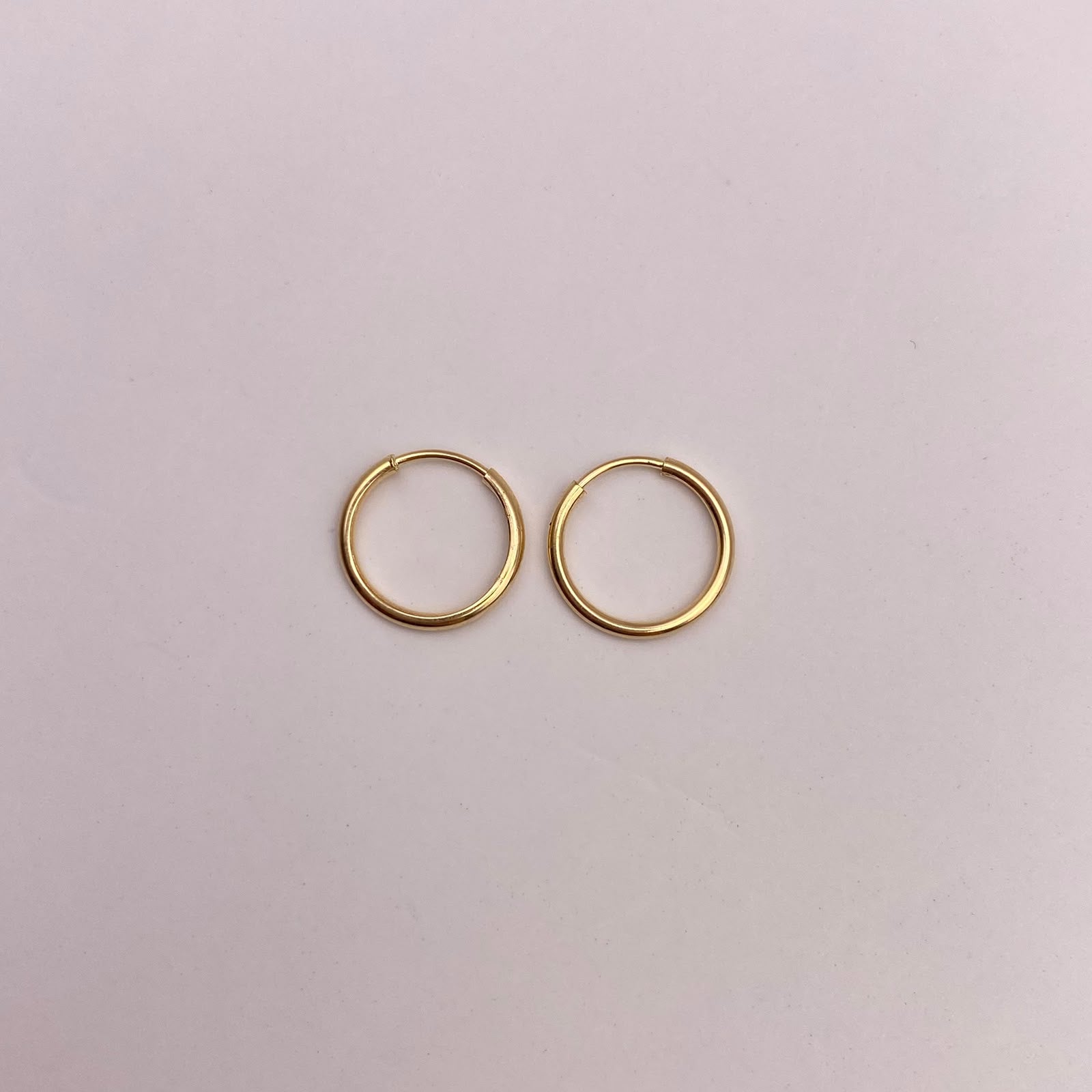 Candonga imperdible Oro amarillo 18k 0,44 Gr / 1 Cm