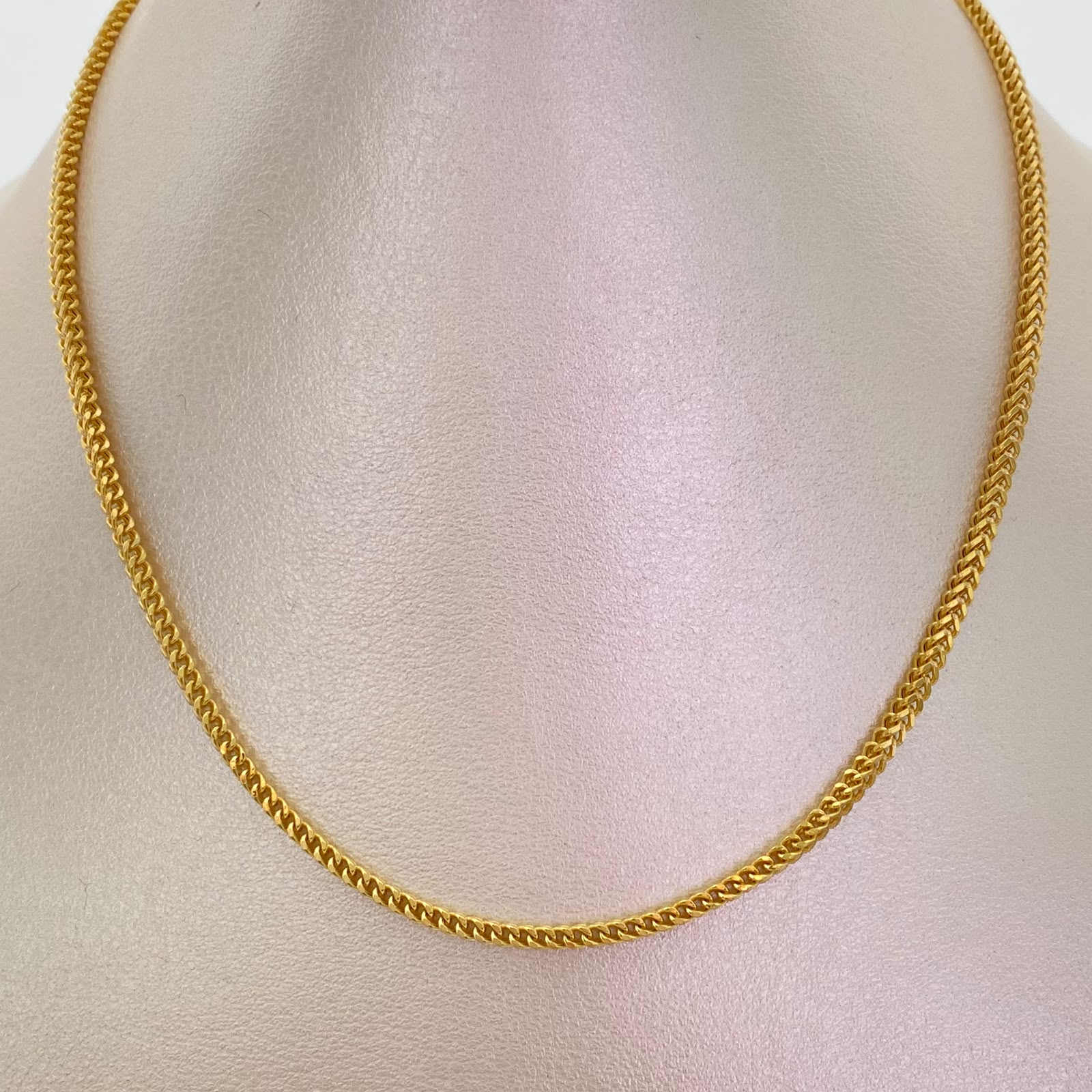 Cadena It Franco Oro amarillo 18k +1 / 7,5 Gr / 2,4 mm / 50 Cm