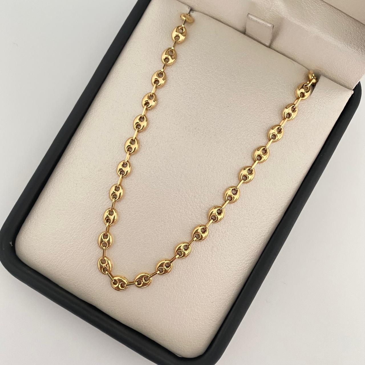 Cadena gc Oro amarillo 18k 7,30 Gr / 4,3 mm / 62 Cm Broche 0,15