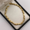 Pulso Rustico especial Oro amarillo 18k 10,60 Gr / 4,7 mm / 21,3 Cm Broche 0,40
