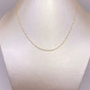Cadena It Aro seguido Oro amarillo 18k 1,7 Gr / 0,6 mm / 50 Cm
