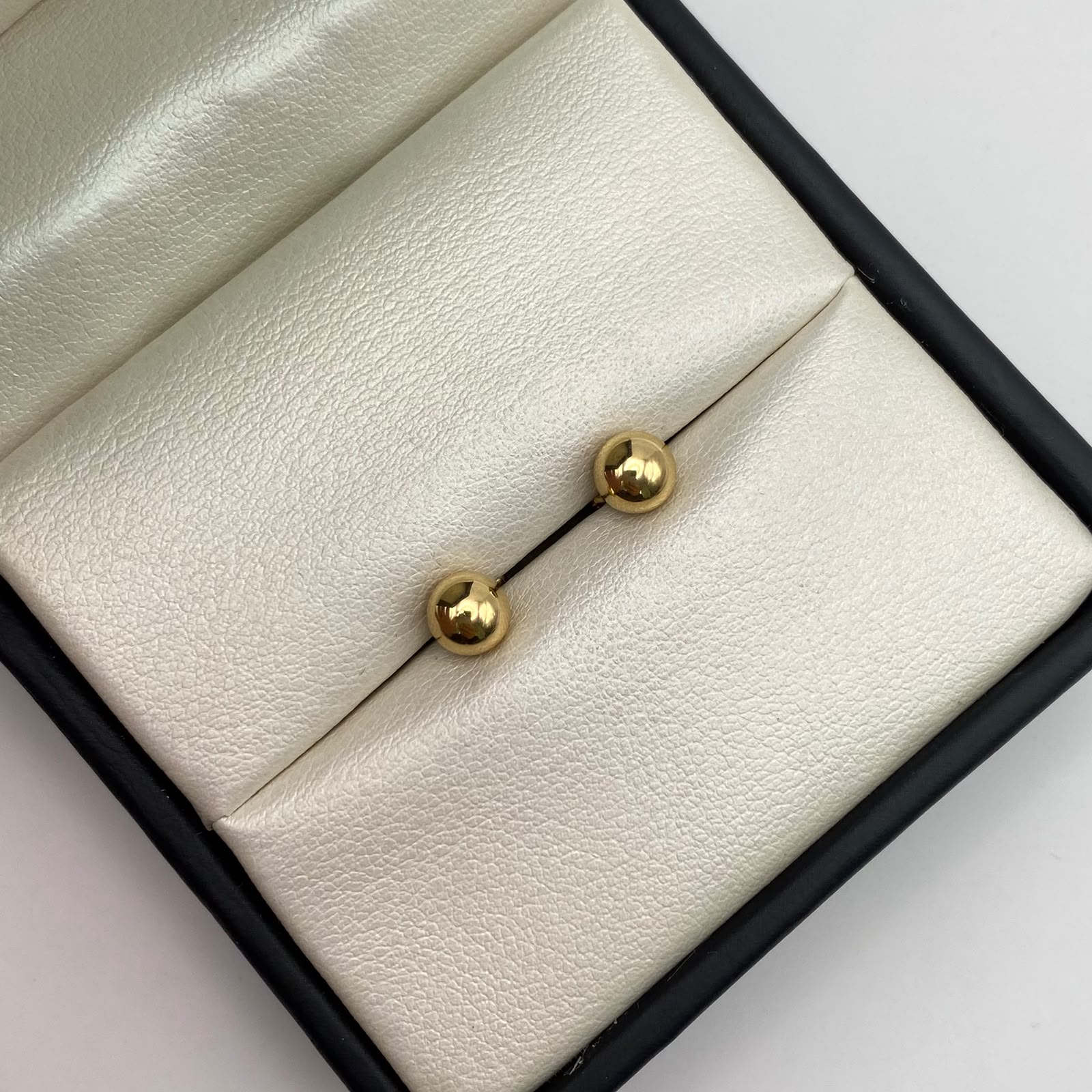 Topos bola lisa 6mm Oro amarillo 18k 0,65 Gr