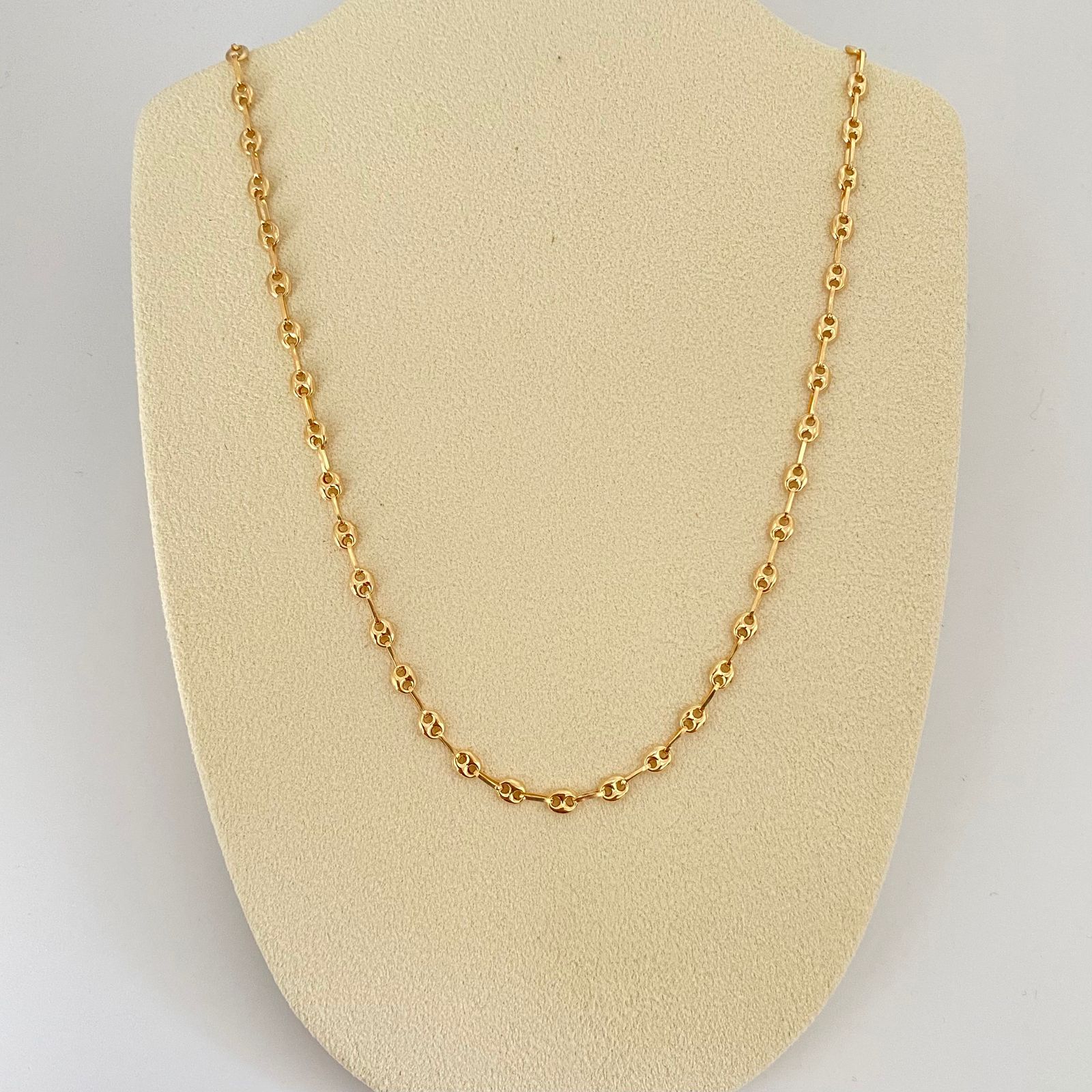 Cadena gc Oro amarillo 18k 5,20 Gr / 3,4 mm / 50 Cm Broche 0,30