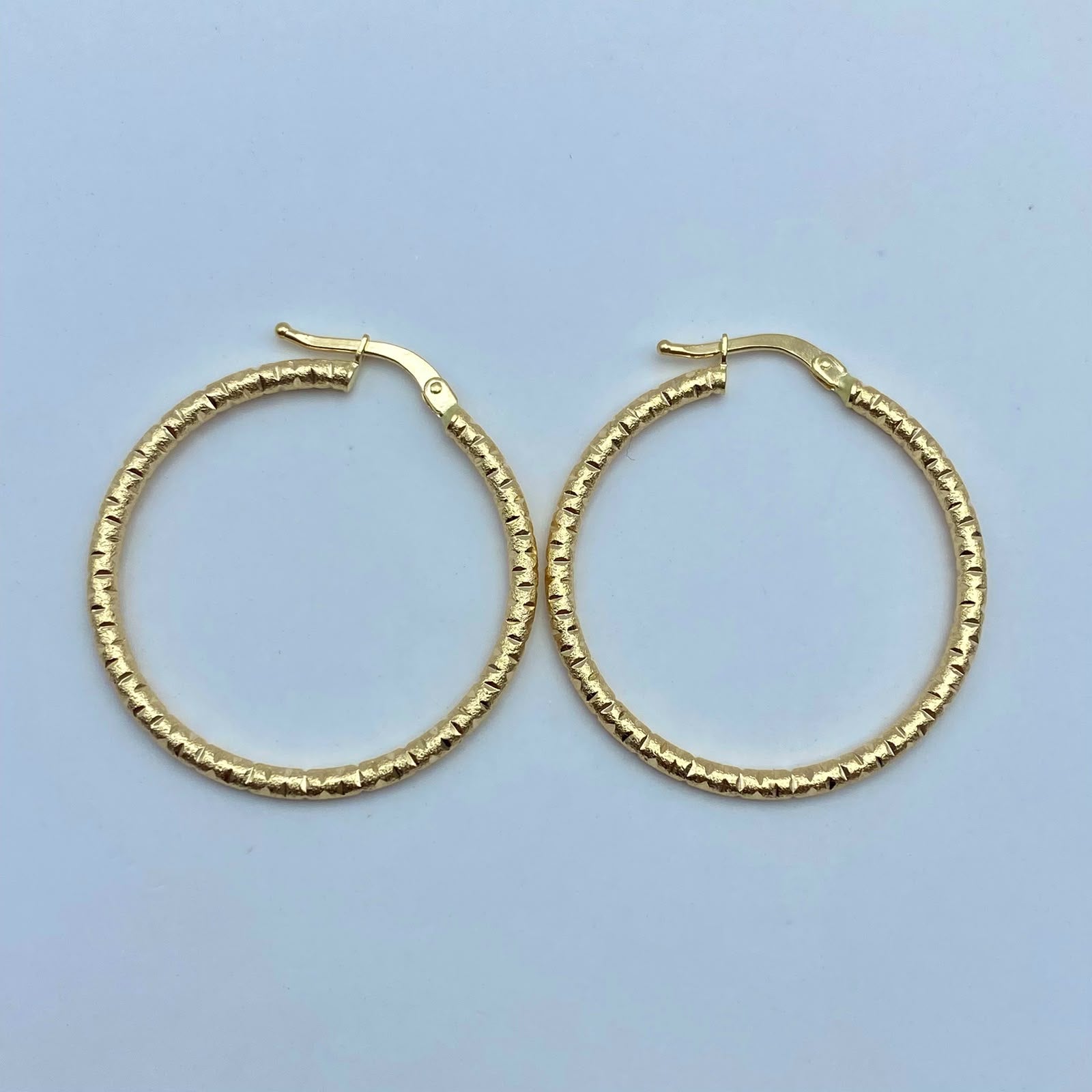 Candonga It diamantada Oro amarillo 18k 1,75 Gr / 3 Cm
