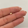 Herraje cilindro diamantado   Oro rosa 18k 0,1 Gr / 0,3 Cm