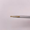 Anillo churumbela circones blancos Oro amarillo 18k / Talla 7 / 2,25 Gr / 2,03 mm