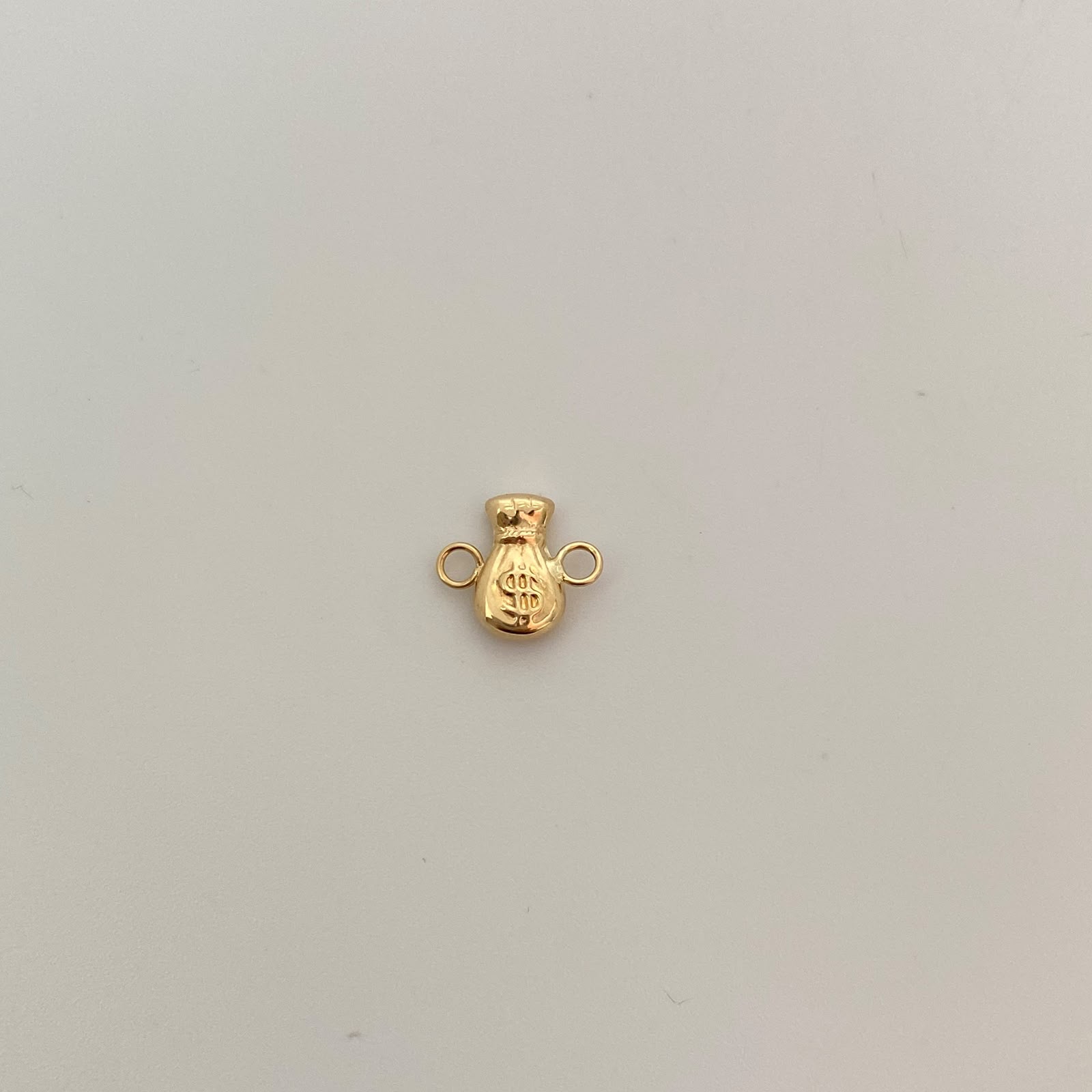Herraje Bolsa de Valores Oro amarillo 18k 0,45 Gr / 1,3 Cm
