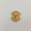 Herraje Doble Casting Virgen de Guadalupe Oro amarillo 18k 3,3 Gr / 18 Cm