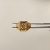 Anillo Rectangular Ancla Oro amarillo y Oro blanco 18k / Talla 10 1/2 / 3,55 Gr / 4,2 mm