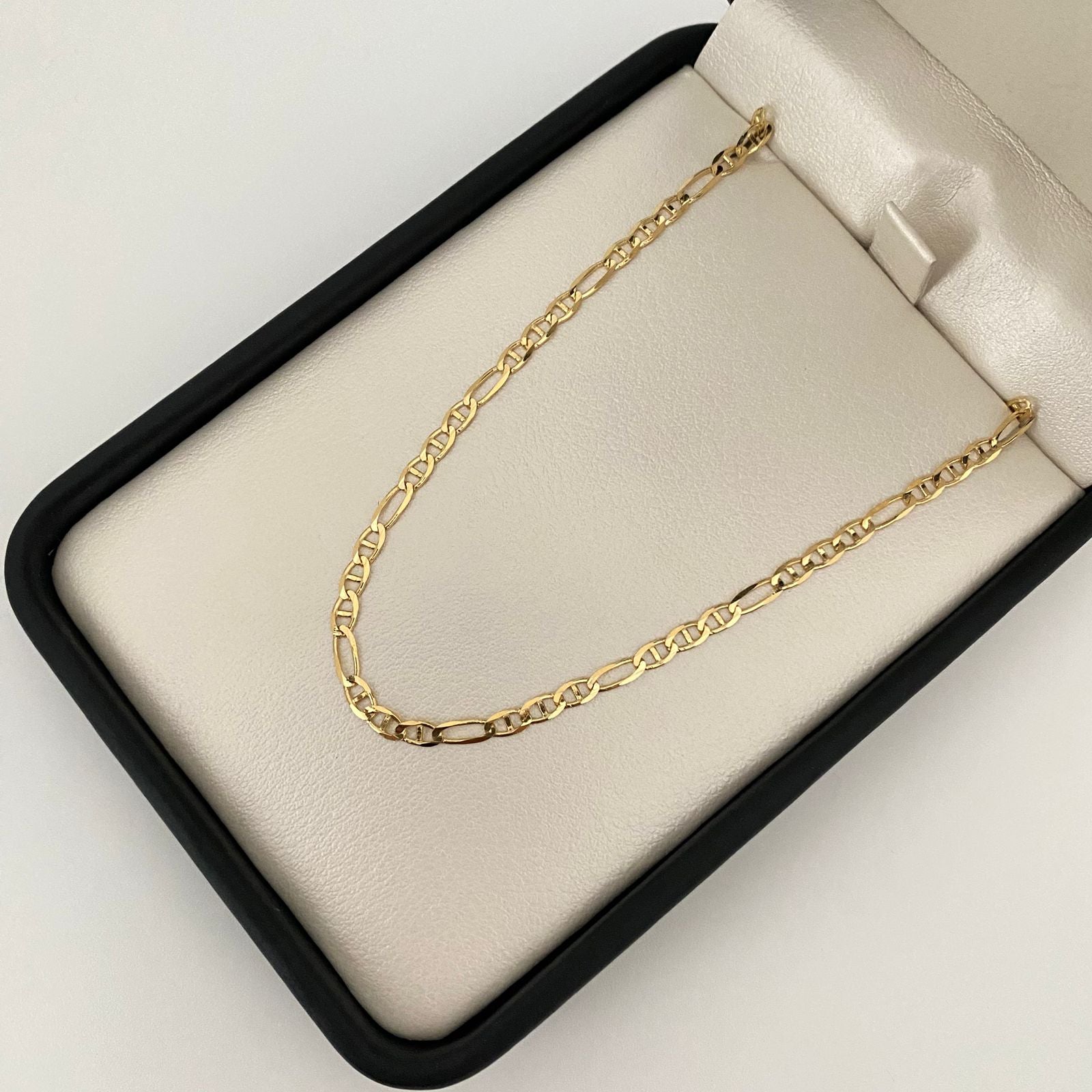 Cadena It 3x1 tipo escalera Oro amarillo 18k 6,35 Gr / 2,6 mm / 60 Cm