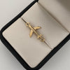 Herraje avion  Oro amarillo 18k 1,25 Gr / 2,2 Cm