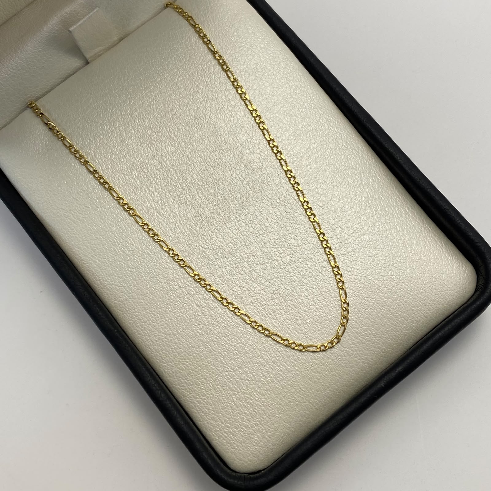 Tobillera It mini 3x1 Oro amarillo 18k +1 / 0,9 Gr / 2 mm / 24,5 Cm