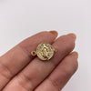 Herraje San benito Oro amarillo 18k 0,8 Gr / 2 Cm