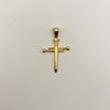 Dije Cruz clavo Oro amarillo 18k 1,75 Gr / 20,4 mm / 3,6 Cm