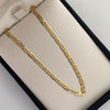 Cadena It Plana Diamantada Tres oros 18k 9,9 Gr / 3,4 mm / 60 Cm
