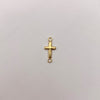 Herraje cruz lisa Oro amarillo 18k 0,35 Gr / 2 Cm