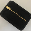 Pulso bebé placa nube  Oro amarillo 18k 2,10 Gr / 3,2 mm / 15 Cm Broche 0,40