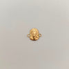 Herraje Rostro Oro amarillo 18k 0,55 Gr / 1,3 Cm