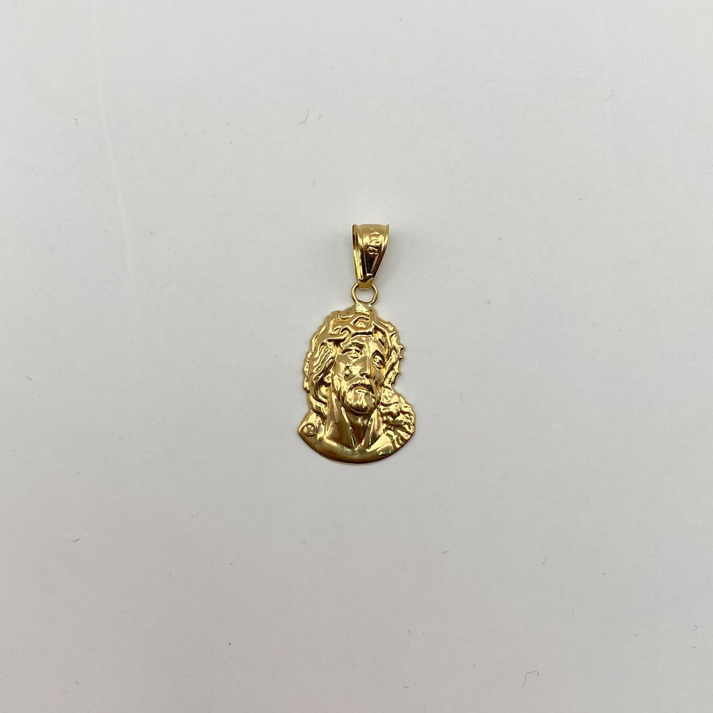 Dije rostro jesus Oro amarillo 18k 1,15 Gr / 13,5 mm / 2,5 Cm
