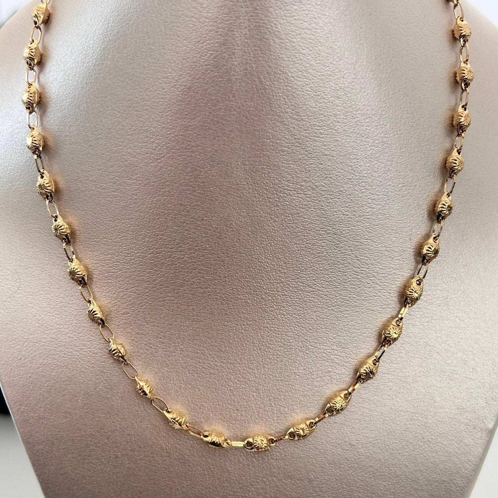 Cadena Rustica Especial Oro amarillo 18k 8,35 Gr / 4,2 mm / 60 Cm Broche 0,60