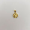 Dije Letra S diamantada Oro amarillo 18k 0,6 Gr / 10,3 mm / 1,7 Cm