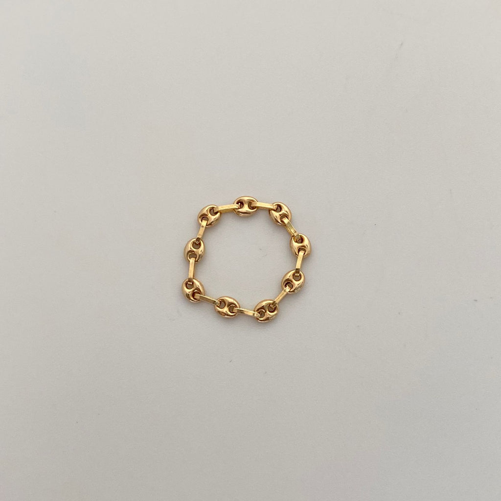 Anillo Gc Liso Oro amarillo 18k / Talla 6 1/4 / 0,7 Gr / 3,1 mm