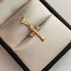 Dije Cruz Cristo Oro amarillo 18k 0,55 Gr / 10,3 mm / 2,4 Cm
