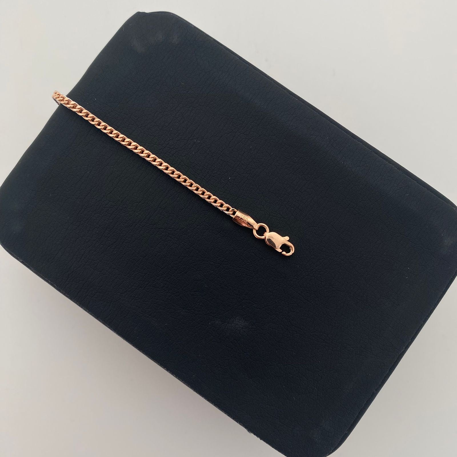 Pulso It franco  Oro blanco y Oro rosa 18k +1 / 3,2 Gr / 2,2 mm / 20 Cm